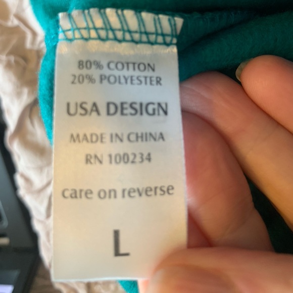 Vancouver NWT 2010 Winter Olympics Full Zip Sweater Green Men's Size L - Picture 9 of 10